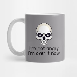 NOT angry skull Mug